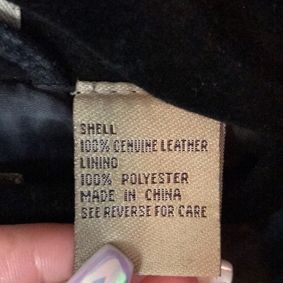 DCC black suede small jacket size small - Picture 3 of 7